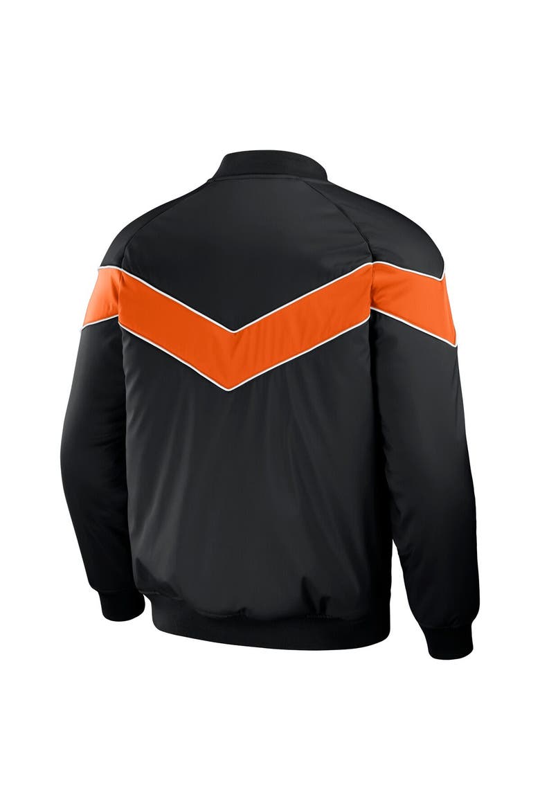 Men's Darius Rucker Collection by Fanatics Black Baltimore Orioles Baseball Raglan Full-Snap Jacket, Alternate, color, Black