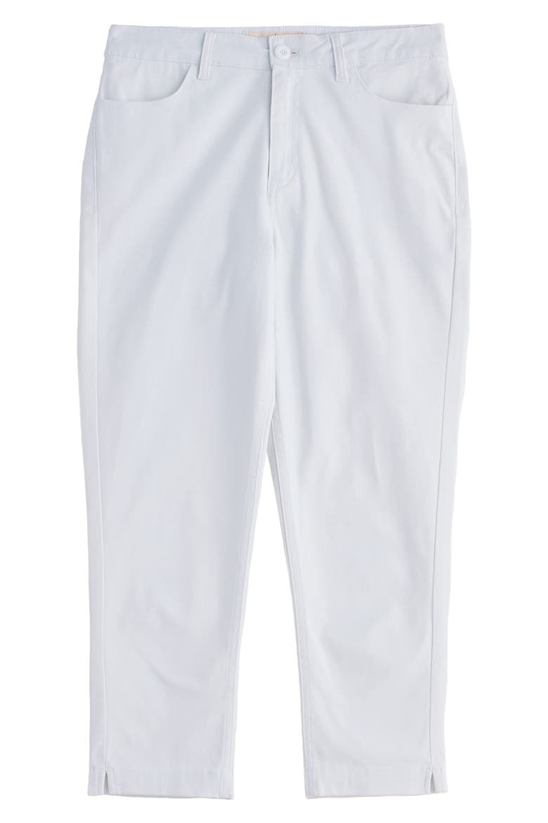 Albert Quay High Waist Crop Pants, Alternate, color, CHALK
