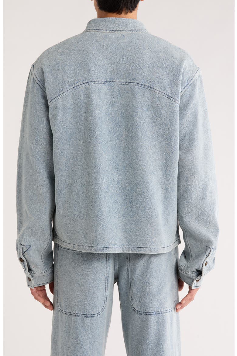 Indigo Cover Coach's Jacket, Alternate, color, LIGHT INDIGO