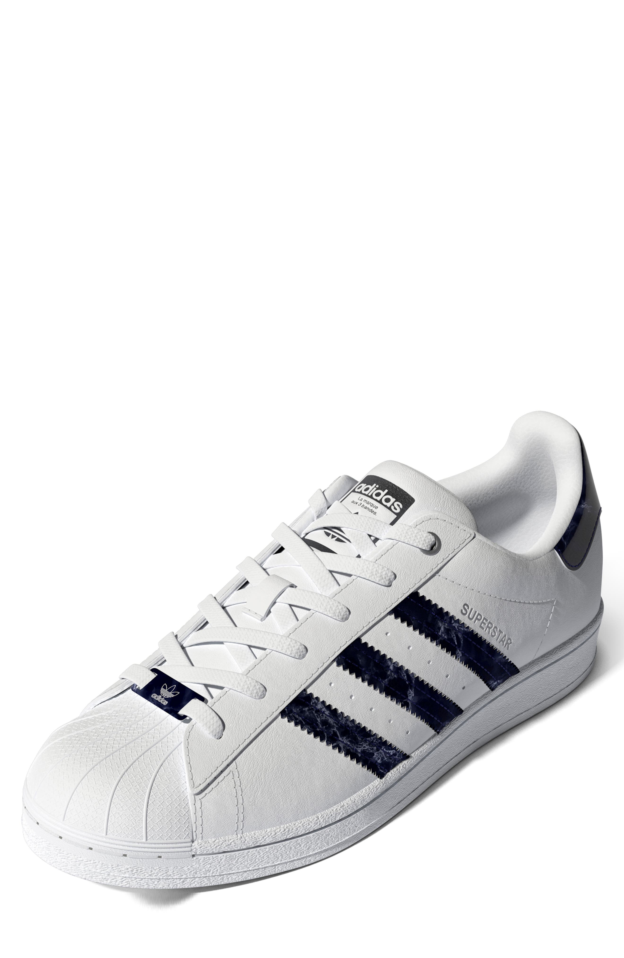 Superstar Sneaker, Main, color, WHITE/ NIGHT SKY/ SILVER