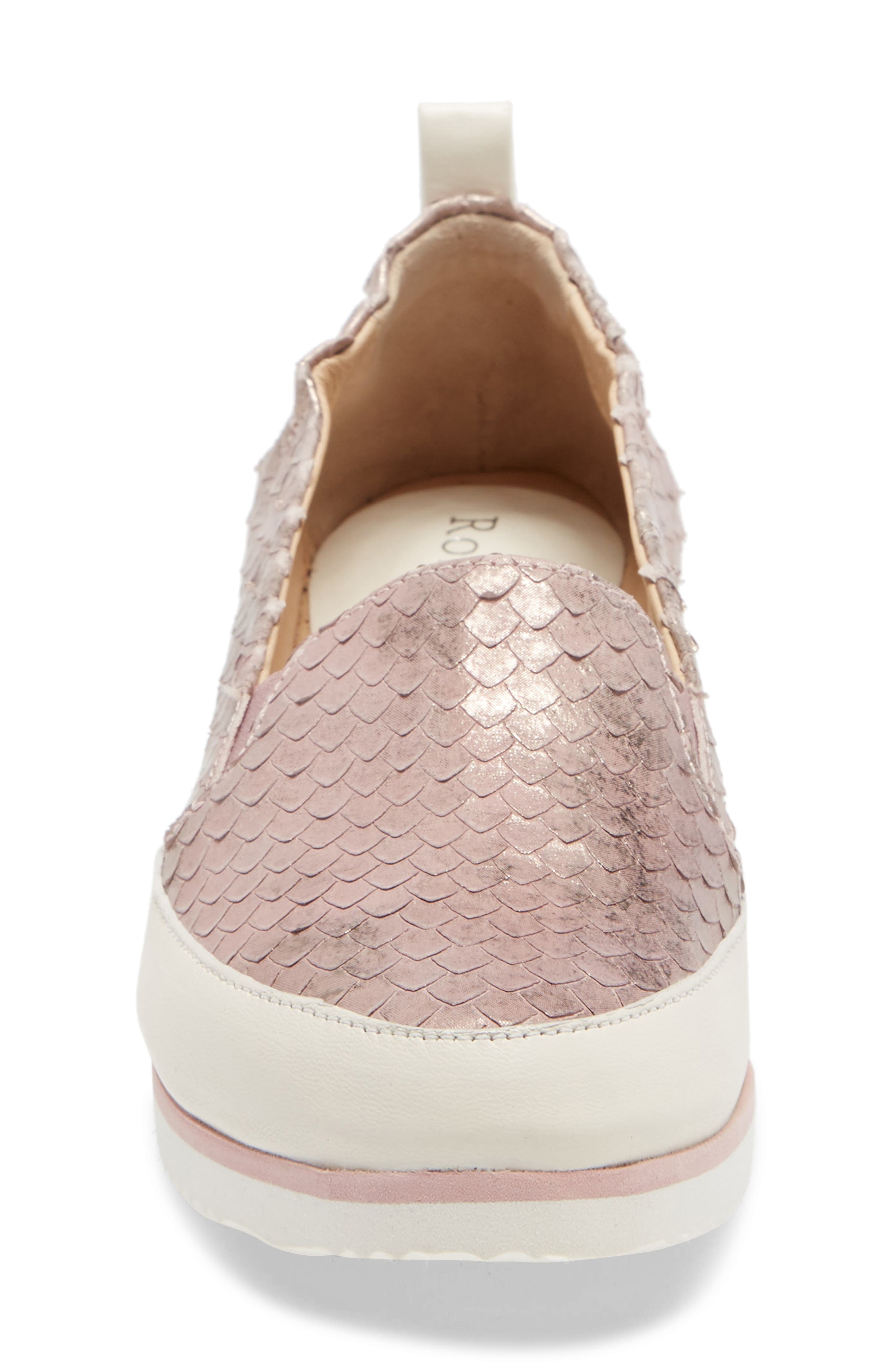 Nell Slip-On Sneaker, Alternate, color, ROSE METALLIC