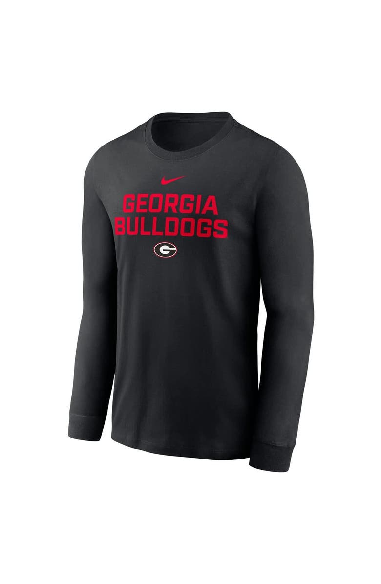 Nike Men's Nike Black Georgia Bulldogs 2025 Sideline Performance Long Sleeve T-Shirt, Alternate, color, 