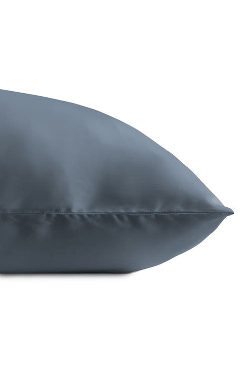 Homespun Mulberry Silk Pillowcase In Blue
