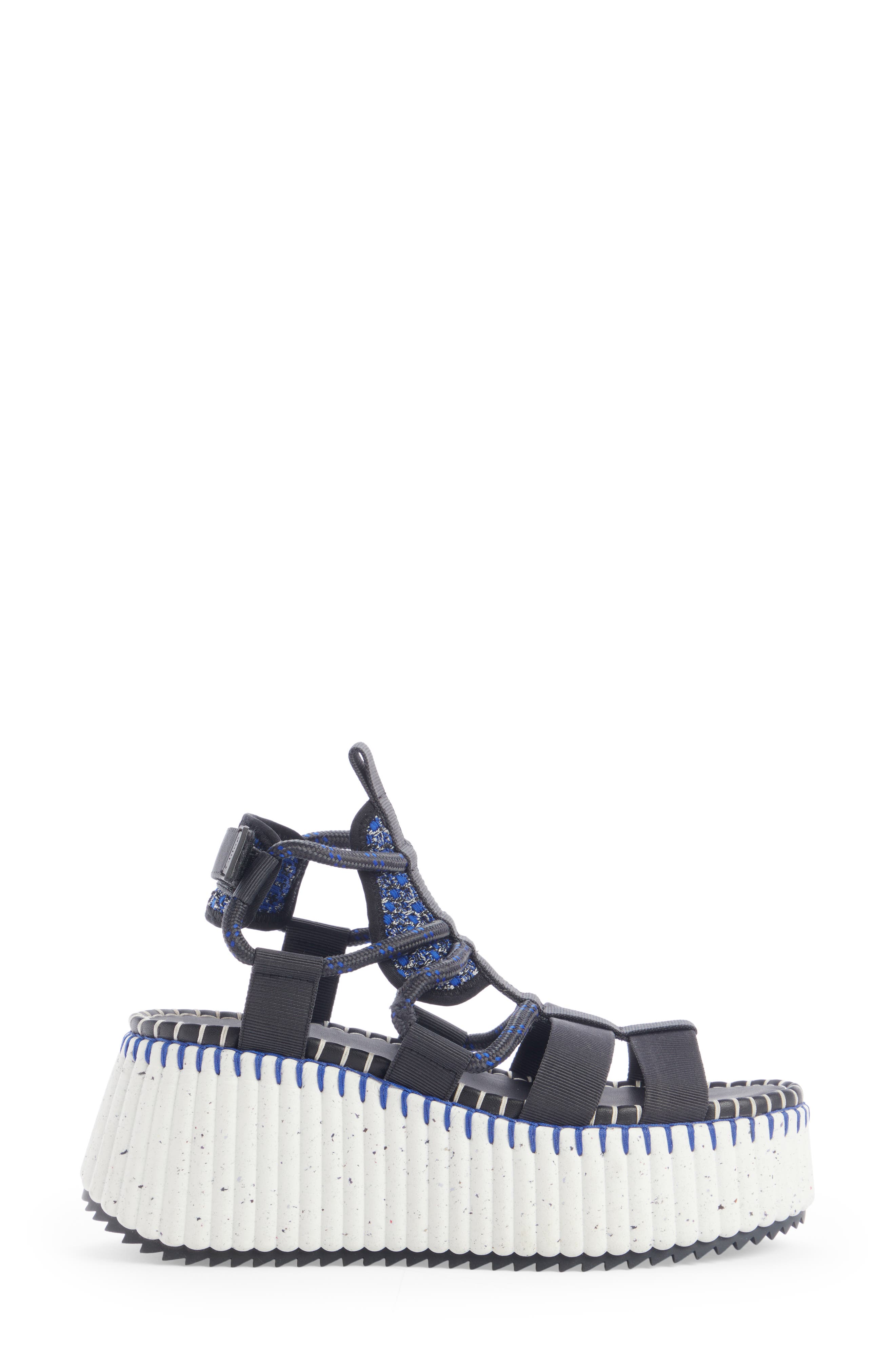 Chloé Nama Platform Sandal, Alternate, color, 