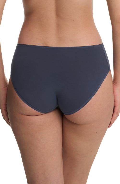 Natori Bliss Bare Cotton Hipster Briefs In Black