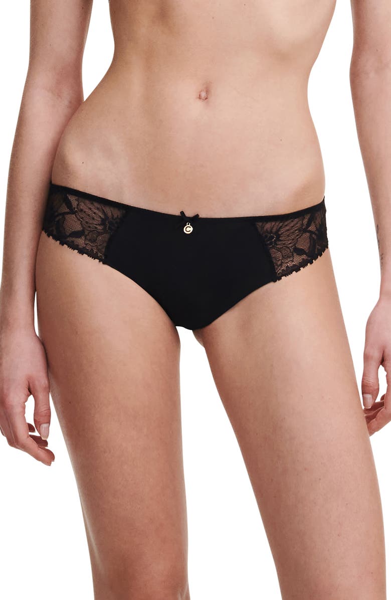 Chantelle Lingerie Orchids Lace Bikini, Alternate, color, 