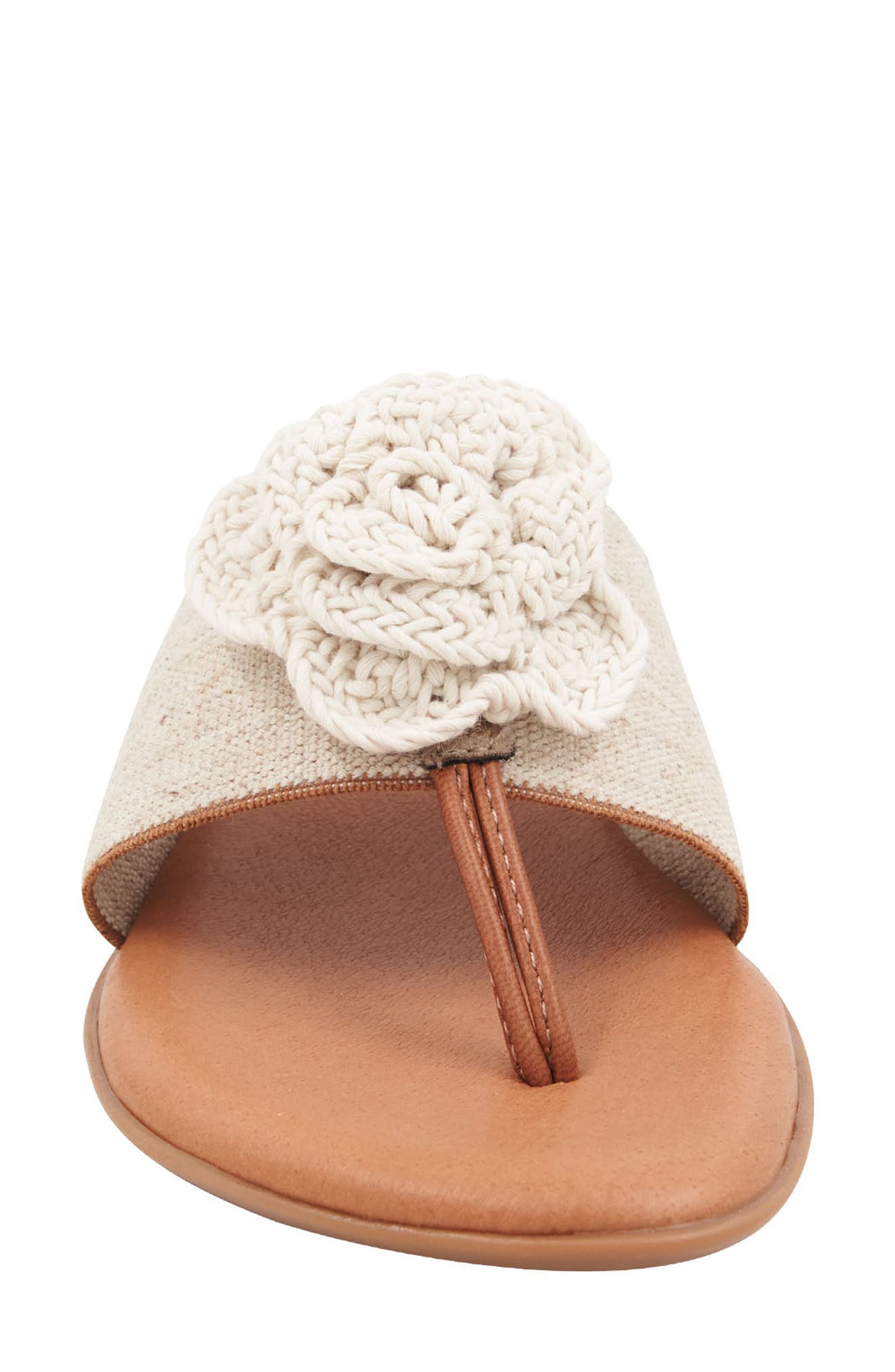 Nara Sandal, Alternate, color, BEIGE LINEN
