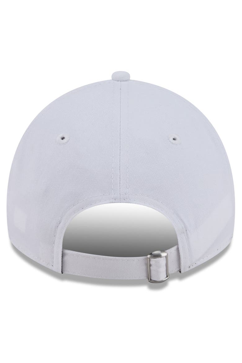 Men's New Era  White LA28 9TWENTY Adjustable Hat, Alternate, color, White