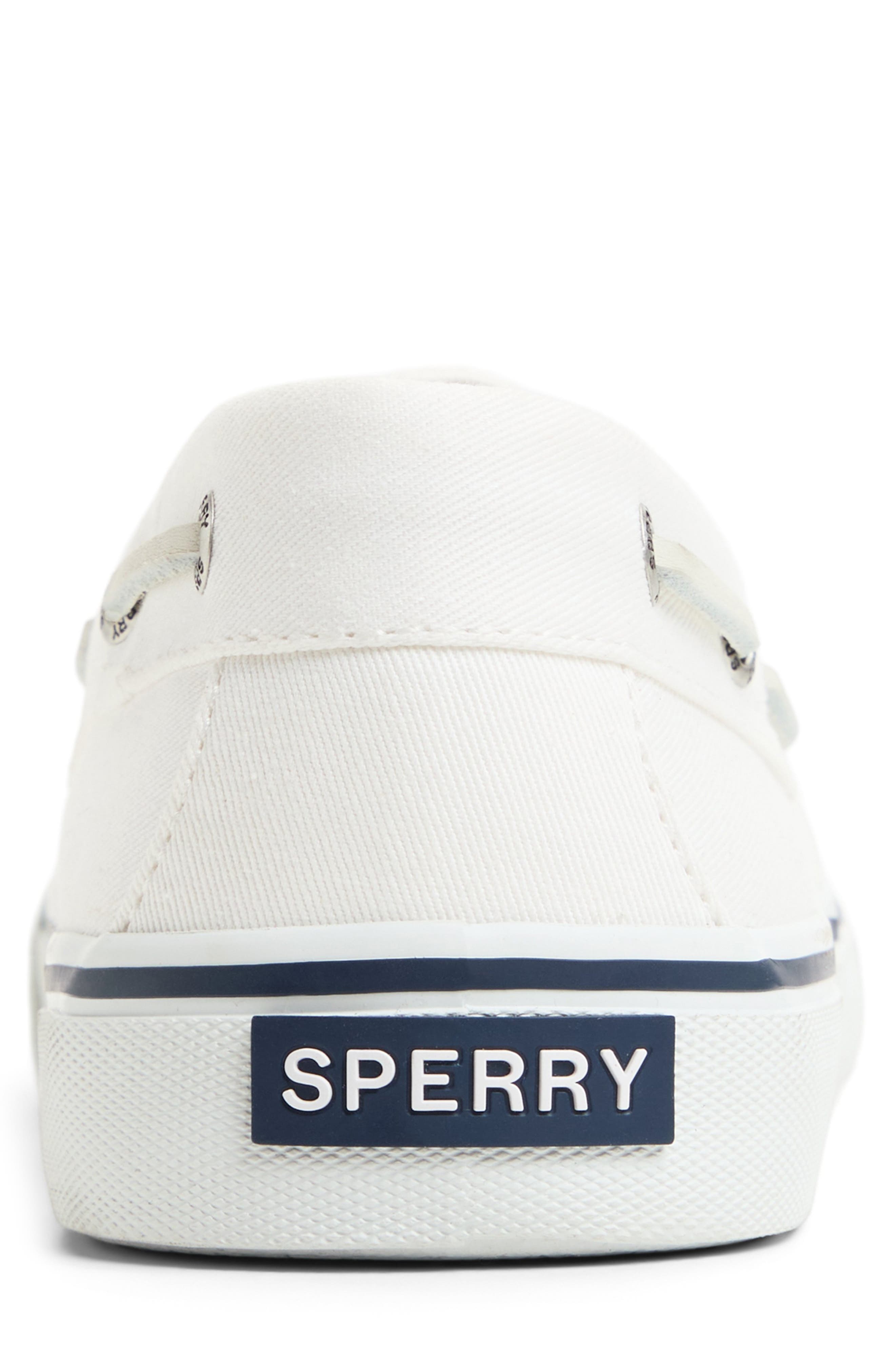 Sperry Bahama II SeaCycled<sup>™</sup> Baja Boat Shoe, Alternate, color, White