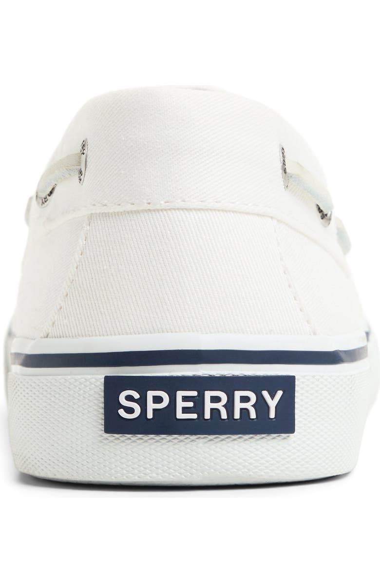 Sperry Bahama II SeaCycled<sup>™</sup> Baja Boat Shoe, Alternate, color, White