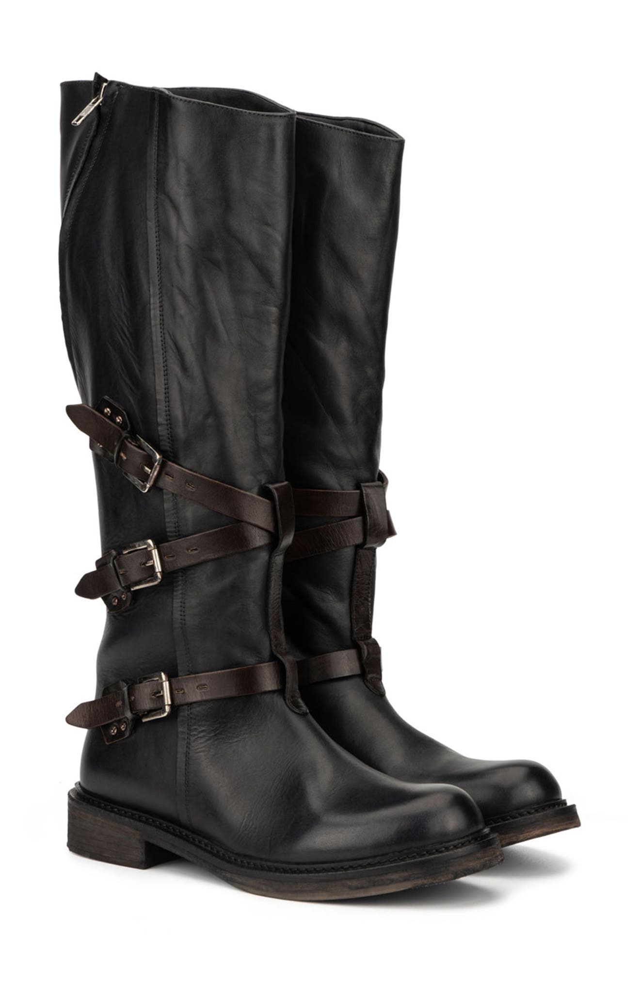 VINTAGE FOUNDRY Jenny Buckle Strap Boot, Alternate, color, 