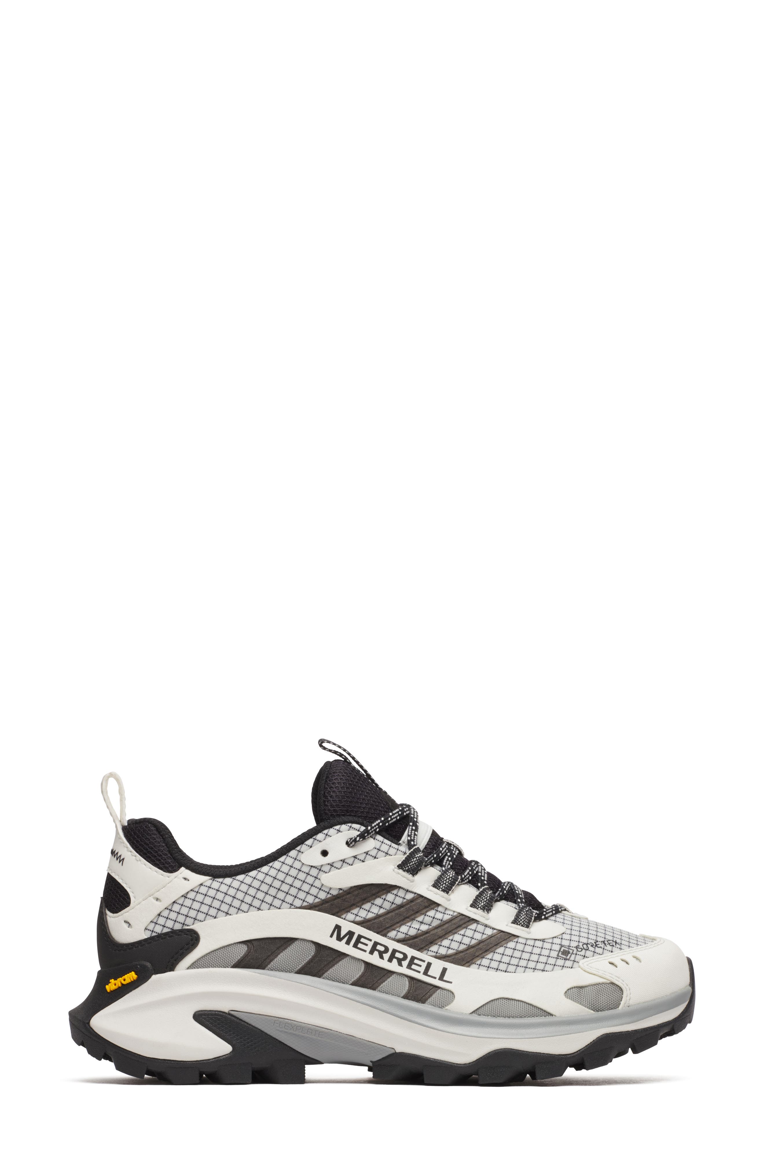 Merrell Moab Speed 2 Mid Gore-Tex<sup>®</sup> Hiking Shoe, Alternate, color, Ash/ Black