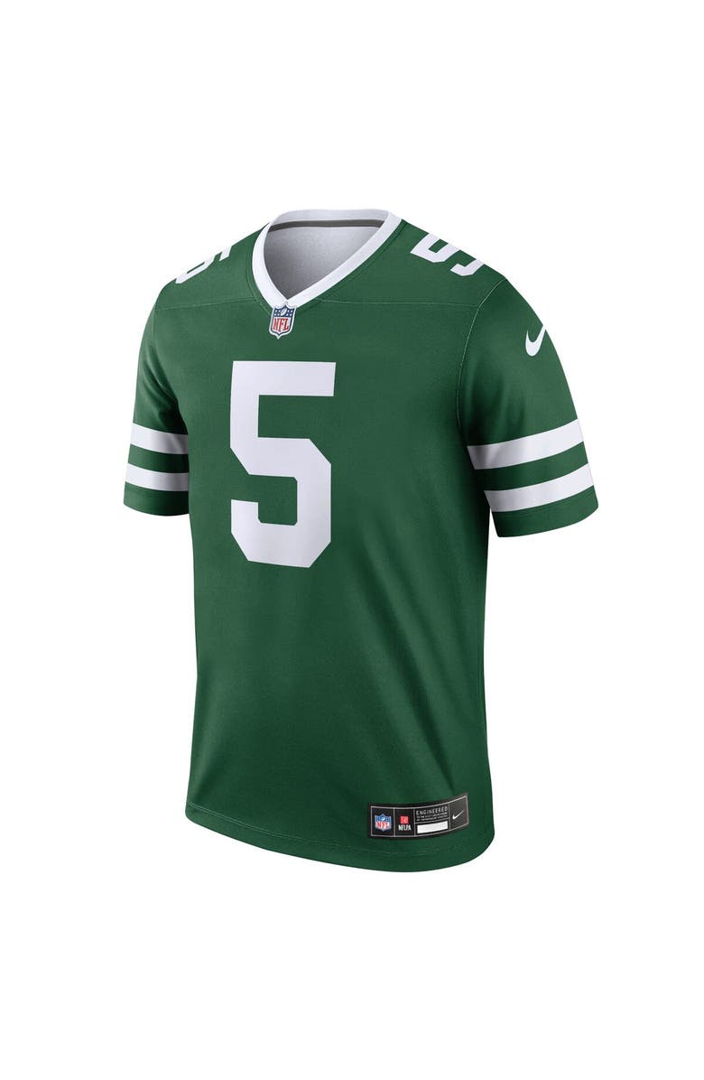Nike Men's Nike Garrett Wilson Legacy Green New York Jets Legend Player Performance Top, Alternate, color, Green