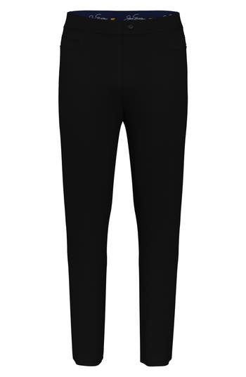 Jack Nicklaus Five-pocket Adjustable Waist Golf Pants In Black