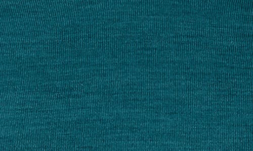 Eileen Fisher Superfine Merino Crew Neck Top In Regenerative Wool In Blue