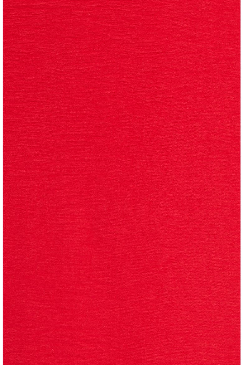 Ruffle Sleeve Faux Wrap Dress, Alternate, color, RED