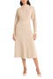 Funnel Neck Long Sleeve Knit Dress
