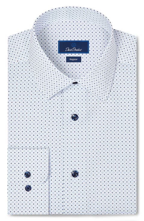 Regular Fit Micro Neat Print Dress Shirt