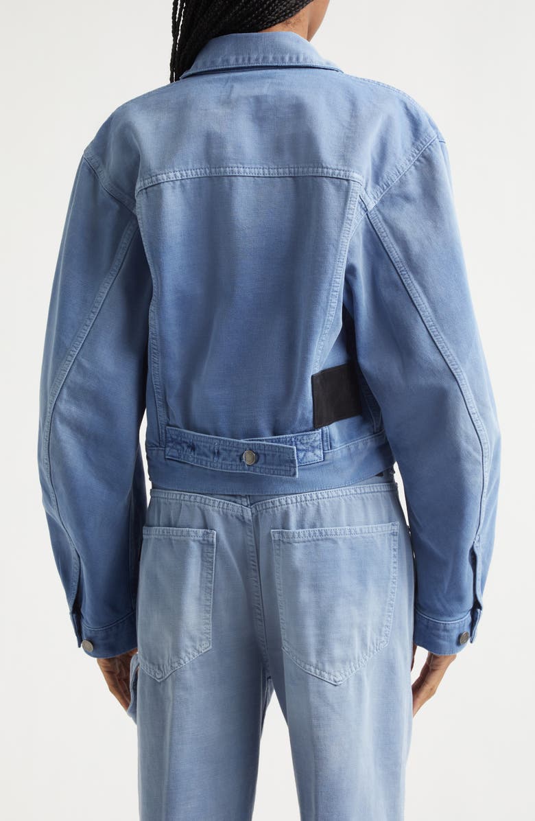 Haikure Simon Bull 44 Jean Jacket, Alternate, color, Indigo