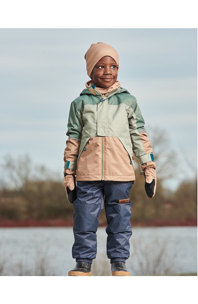 Deux par Deux Baby Boy's Two-Piece Mid-Season Outerwear Set Pale Green, Sage, Tan, And Gray, Alternate, color, 