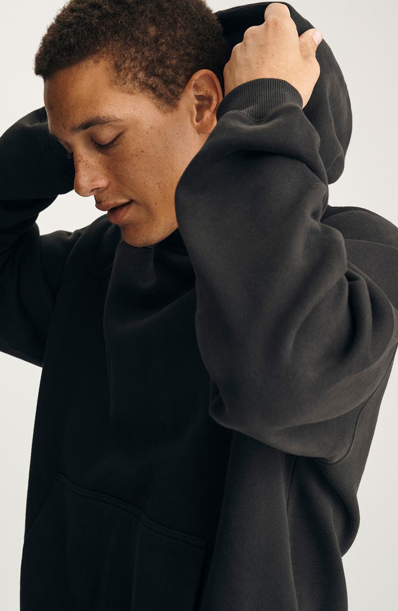 Mavi Jeans Relaxed Fit Cotton Hoodie, Alternate, color, Black