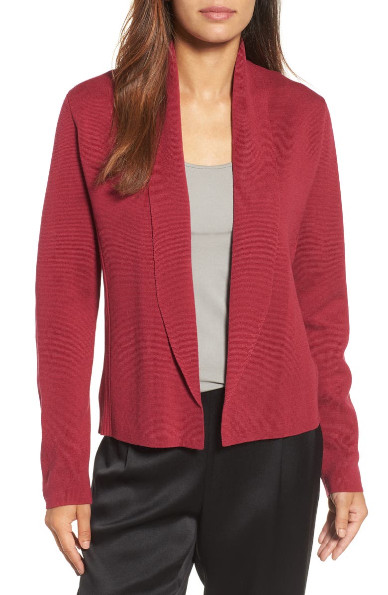 Eileen Fisher Shawl Collar Jacket, Main, color, 