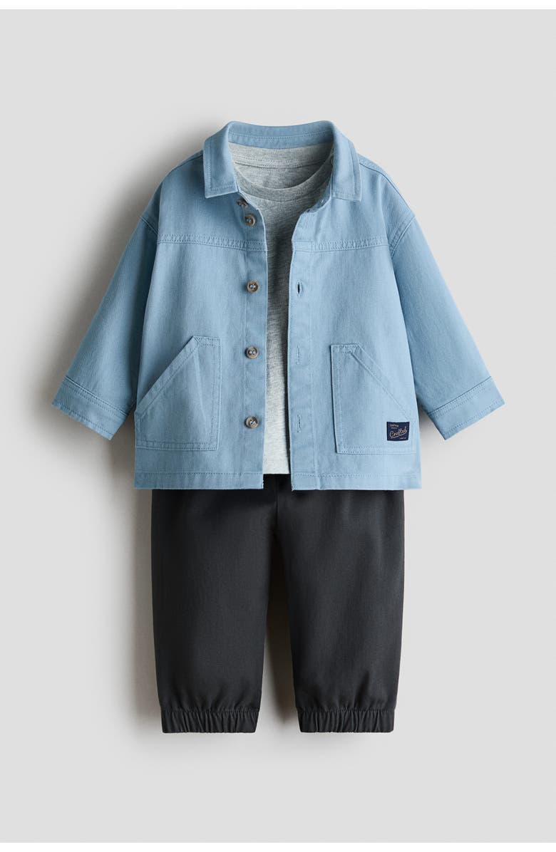 H&M 3-piece Cotton Set, Main, color, 