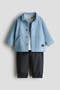 selected Light Blue/Dark Gray