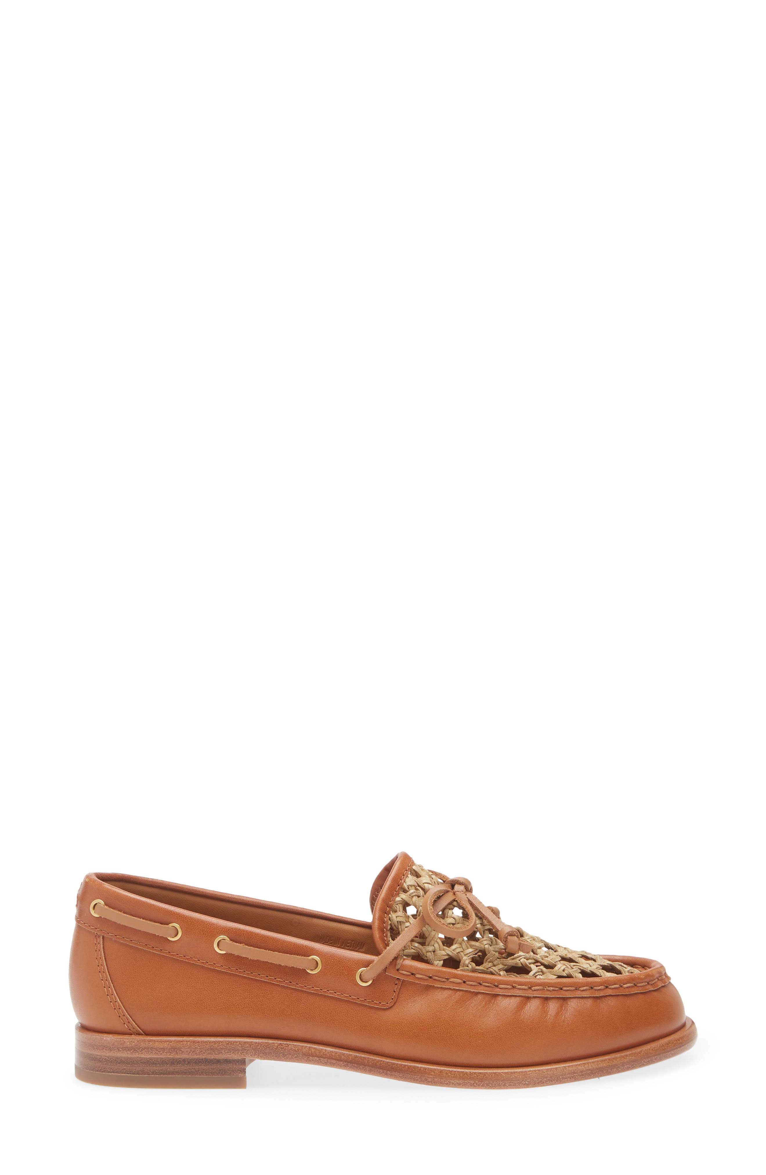 rag & bone Carter Boat Shoe, Alternate, color, Light Natural Woven