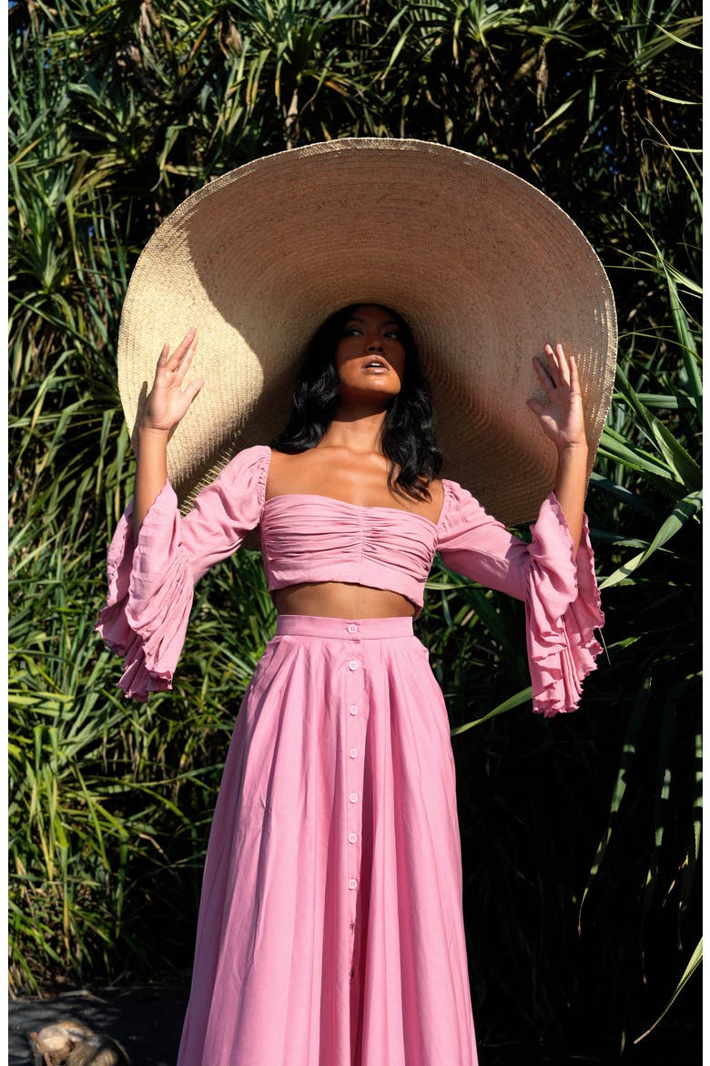 The Solana Oversized Straw Hat, Alternate, color, Natural