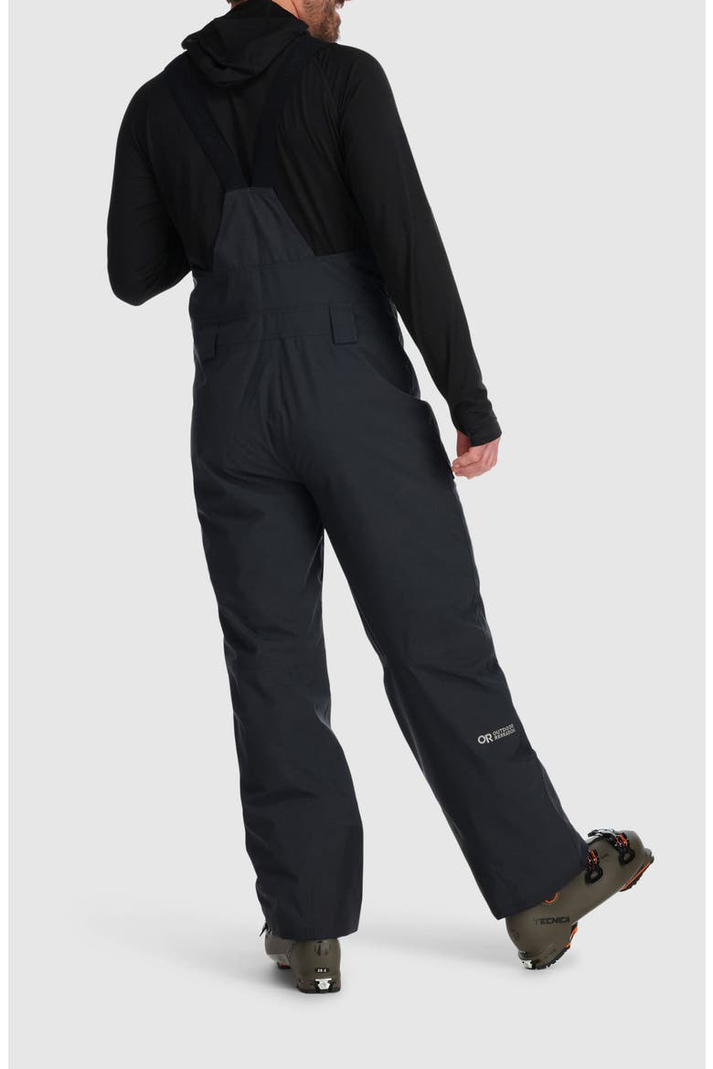 Snowcrew Waterproof Insulated Bibs, Alternate, color, BLACK