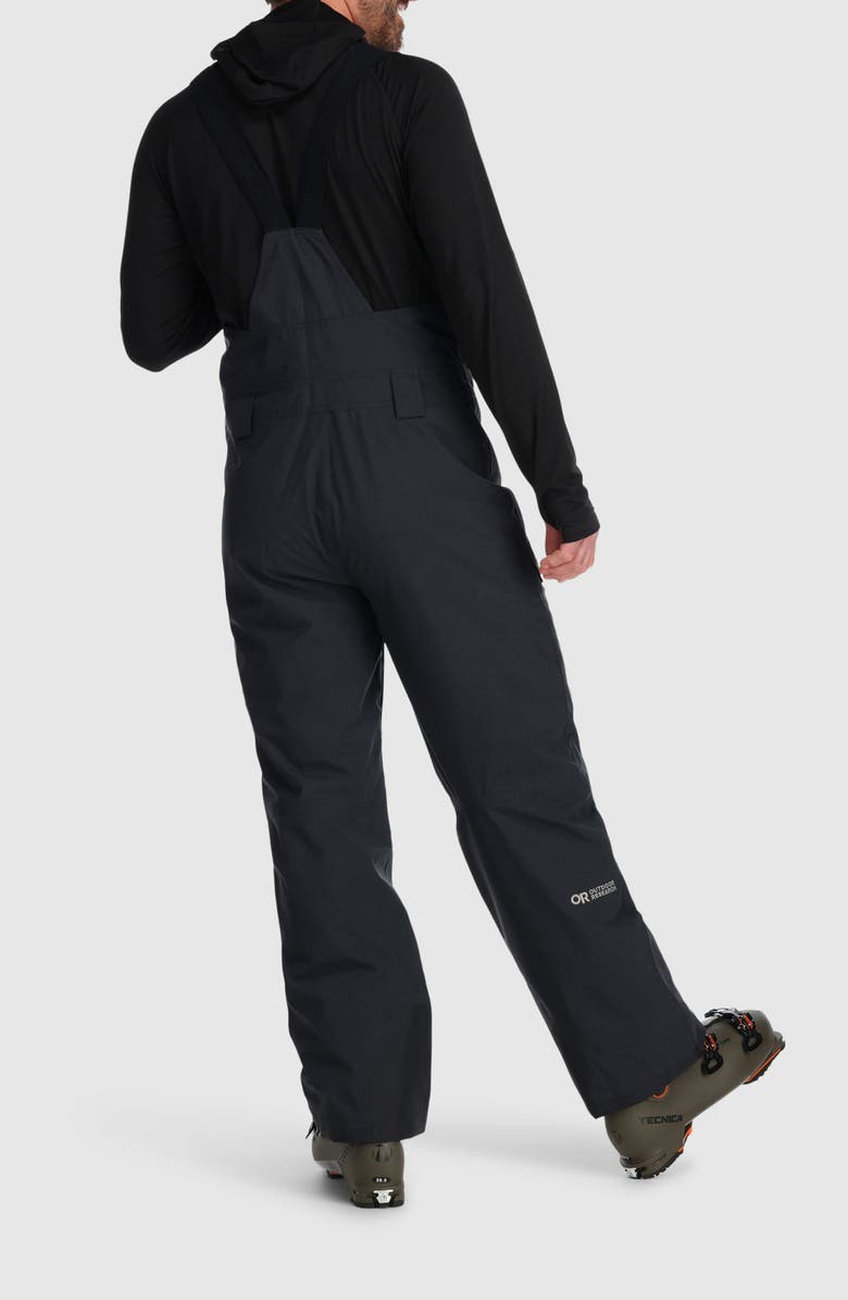 Outdoor Research Snowcrew Waterproof Insulated Bibs, Alternate, color, Black
