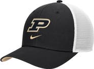 Nike Men's Nike Black Purdue Boilermakers Rise Trucker Dri-FIT Adjustable Hat