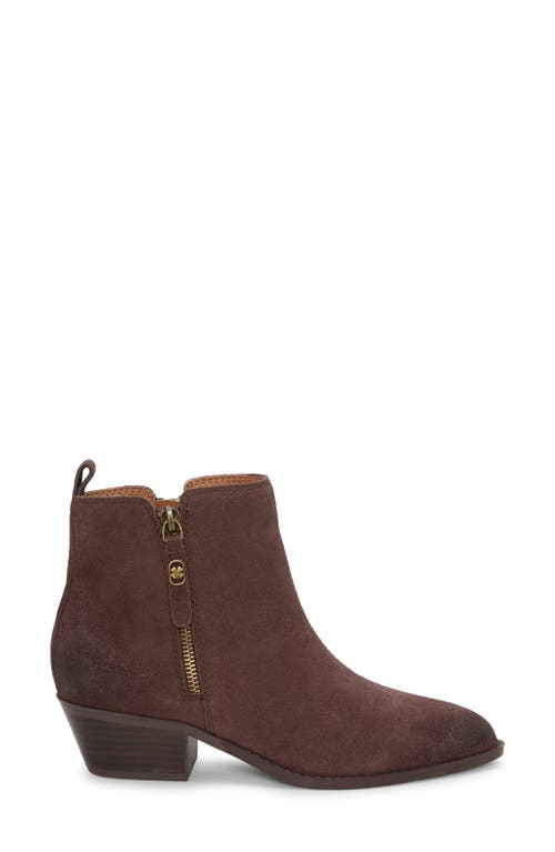 Lucky Brand Ailein Pointed Toe Bootie In Brown