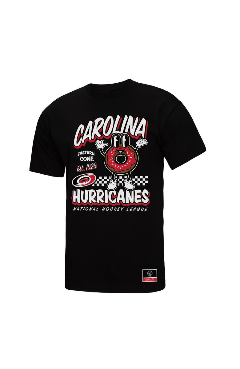 Mitchell & Ness Men's Mitchell & Ness Black Carolina Hurricanes Local Food T-Shirt, Alternate, color, Black