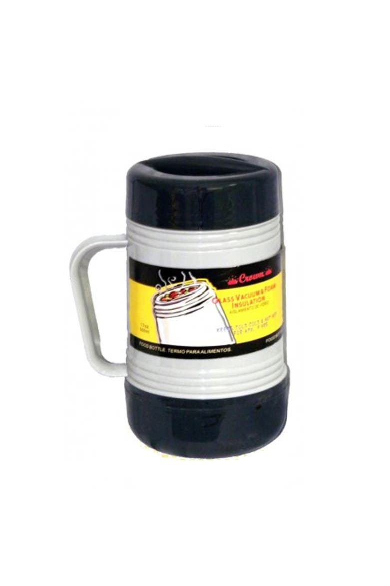 0.5L Fiber Glass Vacuum/Foam Insulated Food Thermos, Main, color, Silver