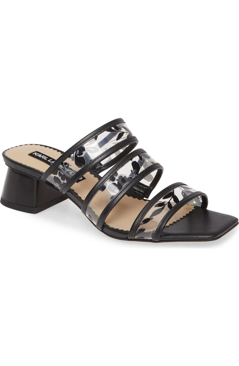 KARL LAGERFELD PARIS Maci Slide Sandal, Main, color,