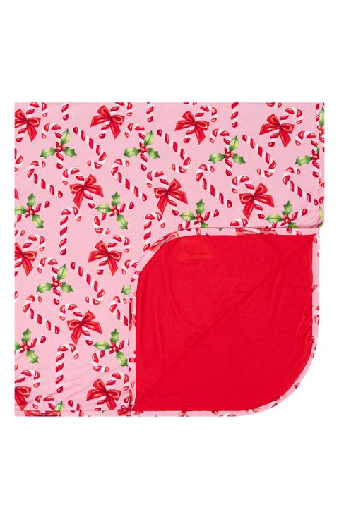 Helen Candy Cane Patoo Reversible Blanket (Nordstrom Exclusive)