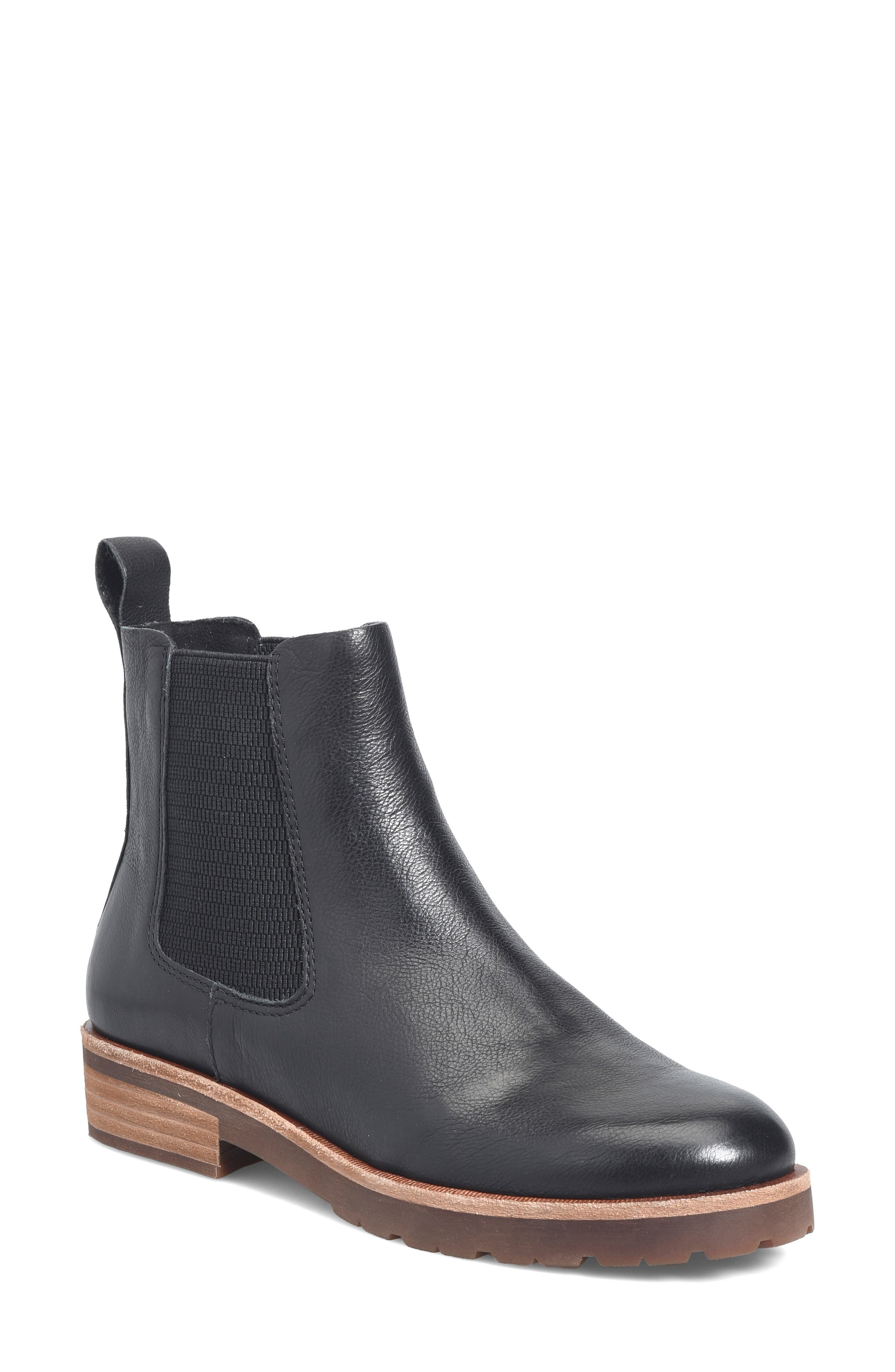 Kork-Ease<sup>®</sup> Bristol Chelsea Boot, Main, color, Black F/ G