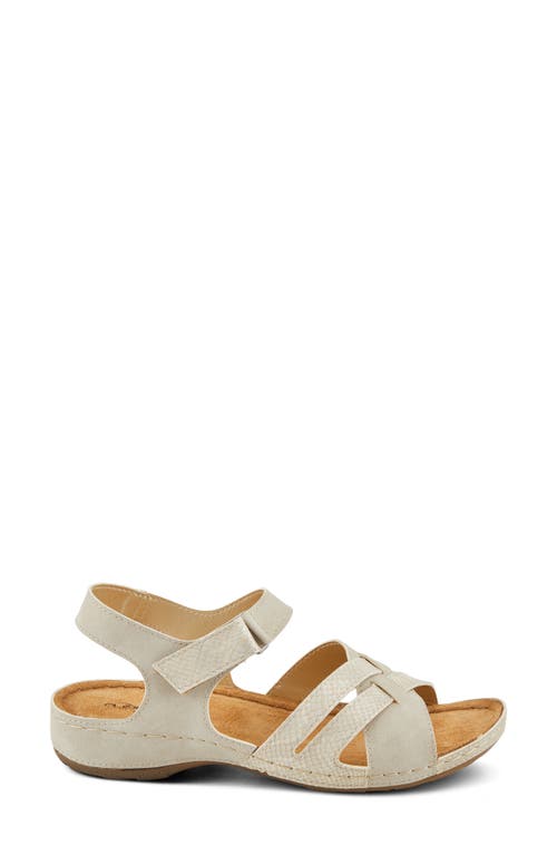 Flexus By Spring Step Alvina Sandal In Beige Multi