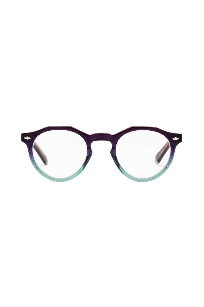 Dogleg | Reading Glasses, Alternate, color, 80-20 GLOSS BLACK AND VODKA