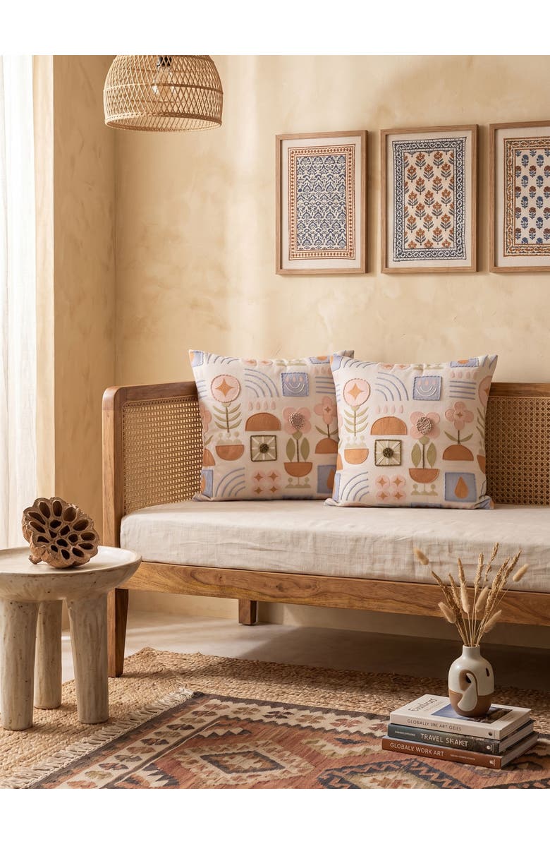 GAURI KOHLI Junia Throw Pillow Cover, Alternate, color, Multicolored