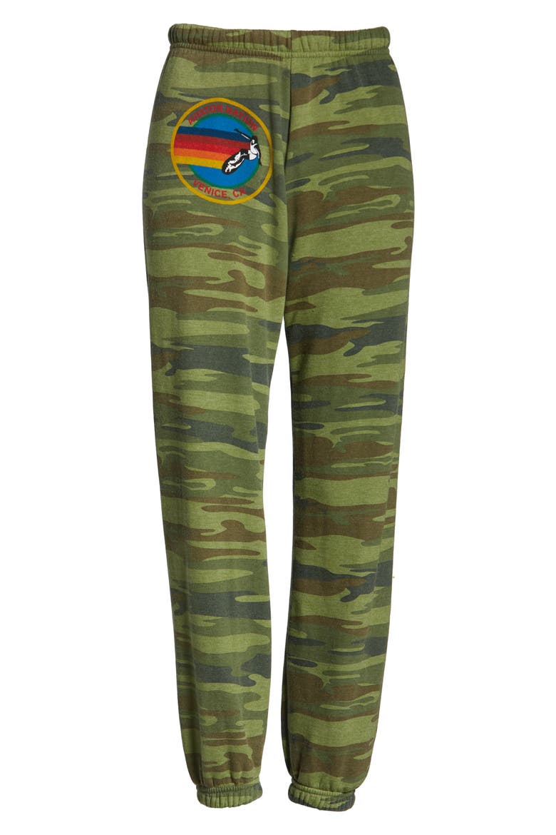 Rainbow Logo Sweatpants, Alternate, color, CAMO