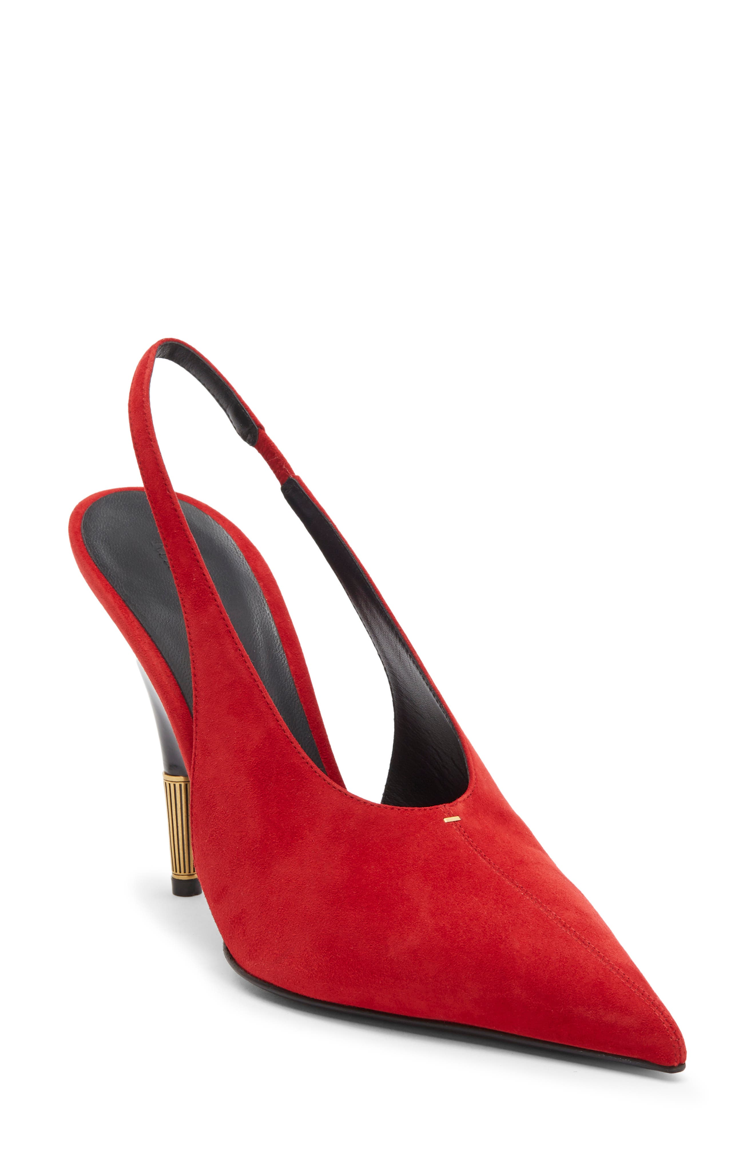 Khaite Bella Slingback Pump, Main, color, Lipstick