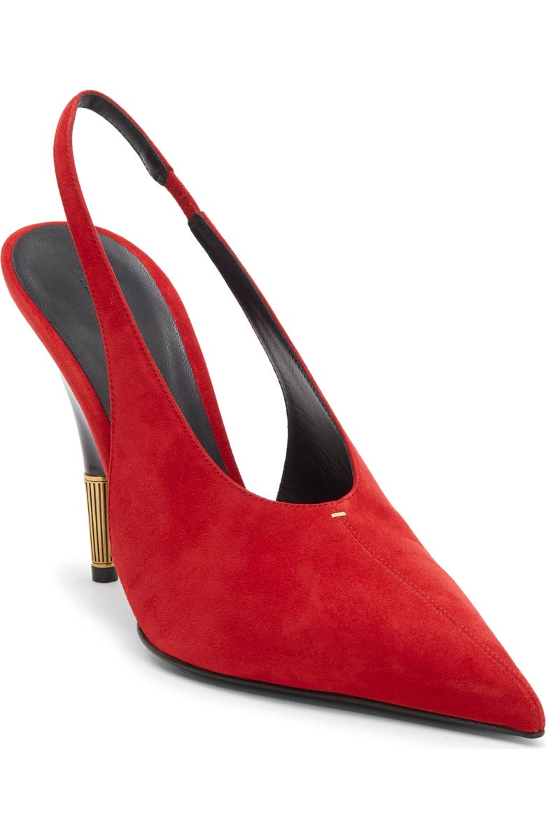 Khaite Bella Slingback Pump, Main, color, Lipstick