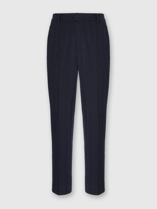 Missoni Straight Pants With Zigzag Pattern In Blue