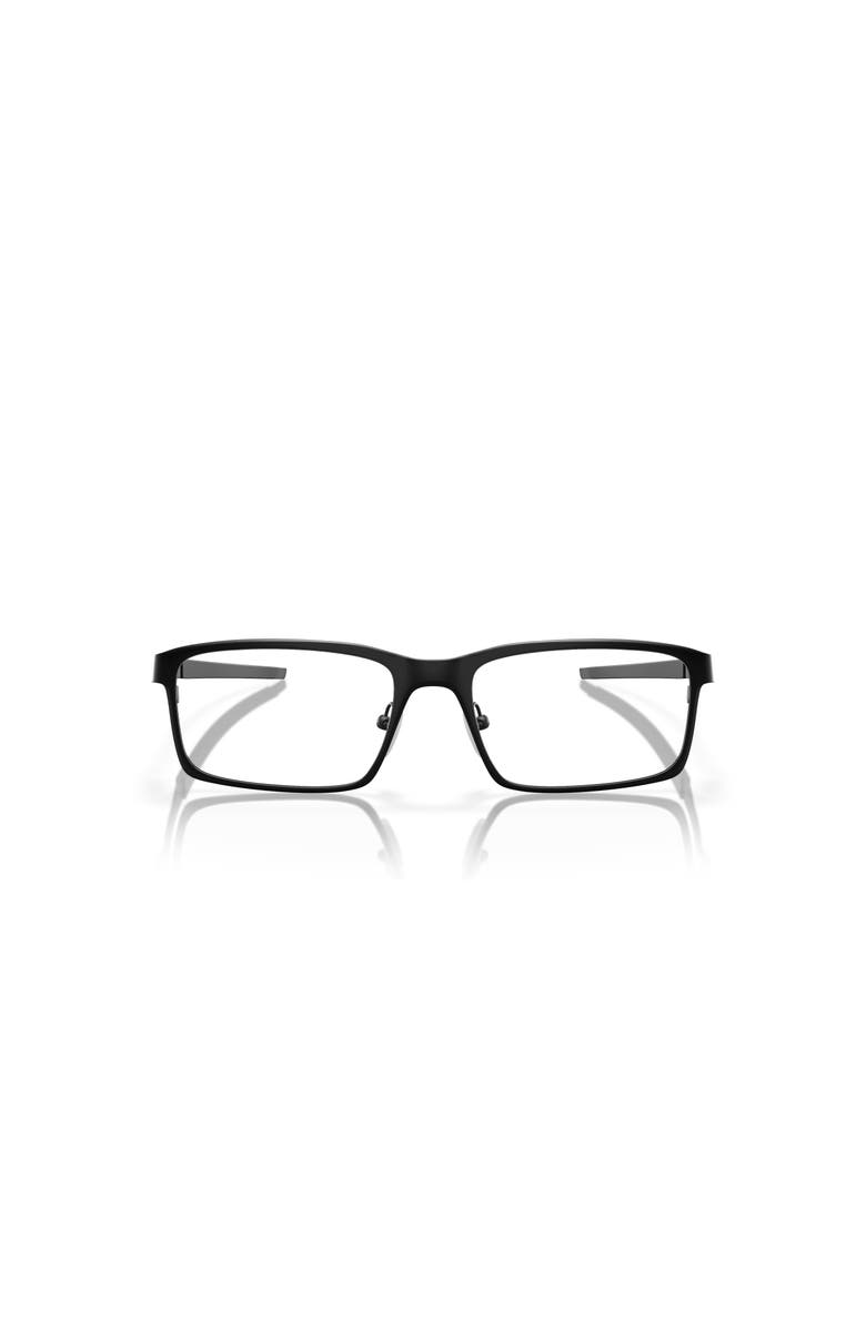 Oakley 54mm Rectangle optical glasses, Alternate, color, Black