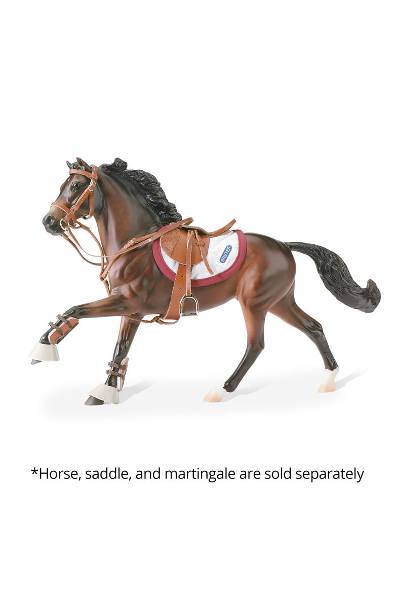 Horses Traditional Series Accessory, Hunter/Jumper Bridle, Alternate, color, White