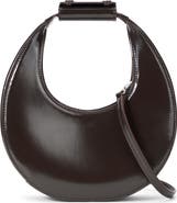 STAUD Mini Moon Leather Bag