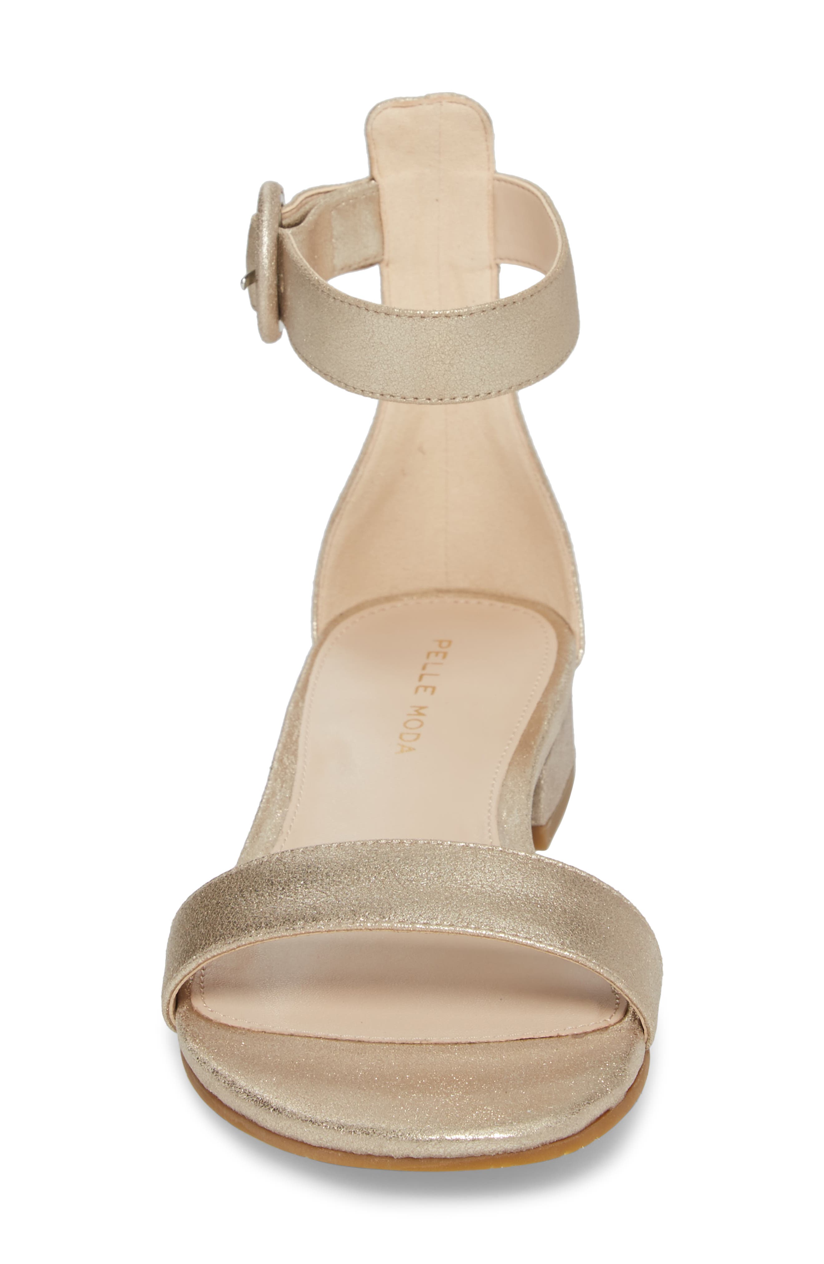 Newport Sandal, Alternate, color, PLATINUM GOLD METALLIC SUEDE